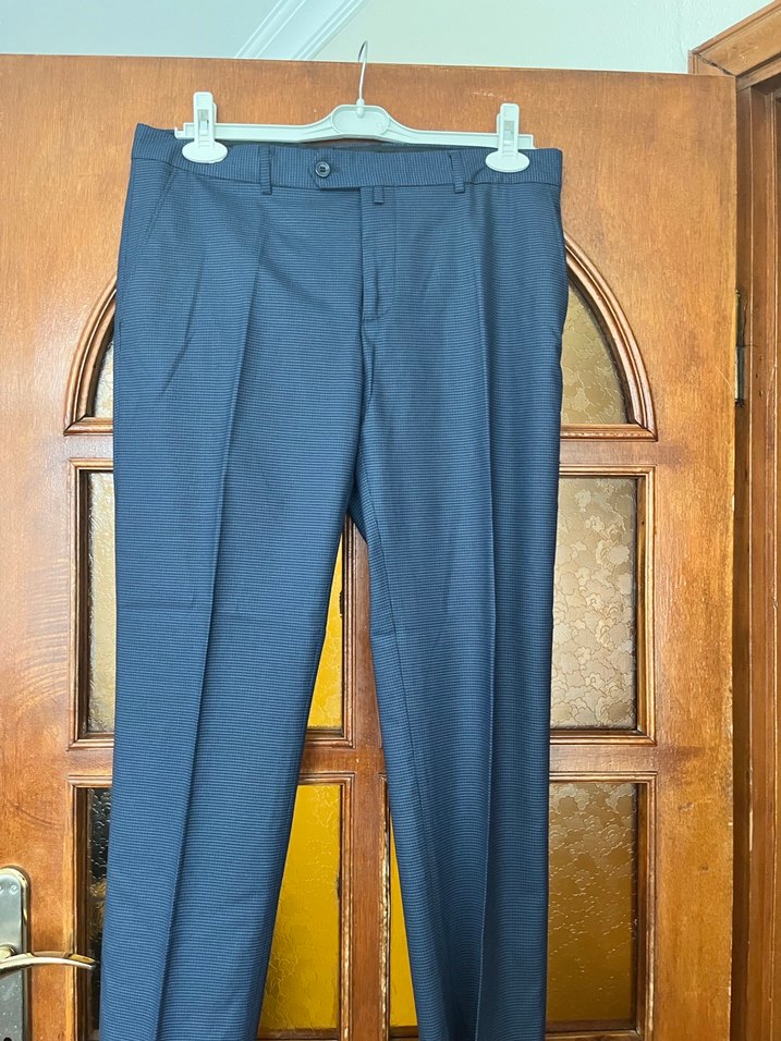 Lacivert Düğmeli Erkek Ceket, - Görsel 4