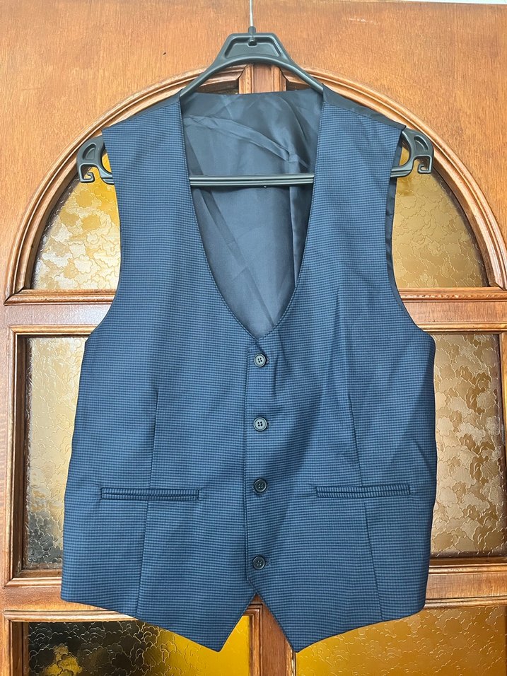 Lacivert Düğmeli Erkek Ceket, - Görsel 2