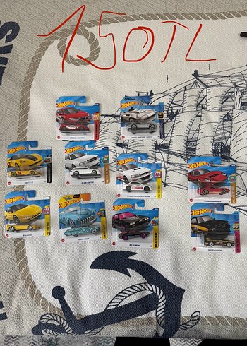  Beden Çeşitli Model Hot Wheels Oyuncak Arabalar