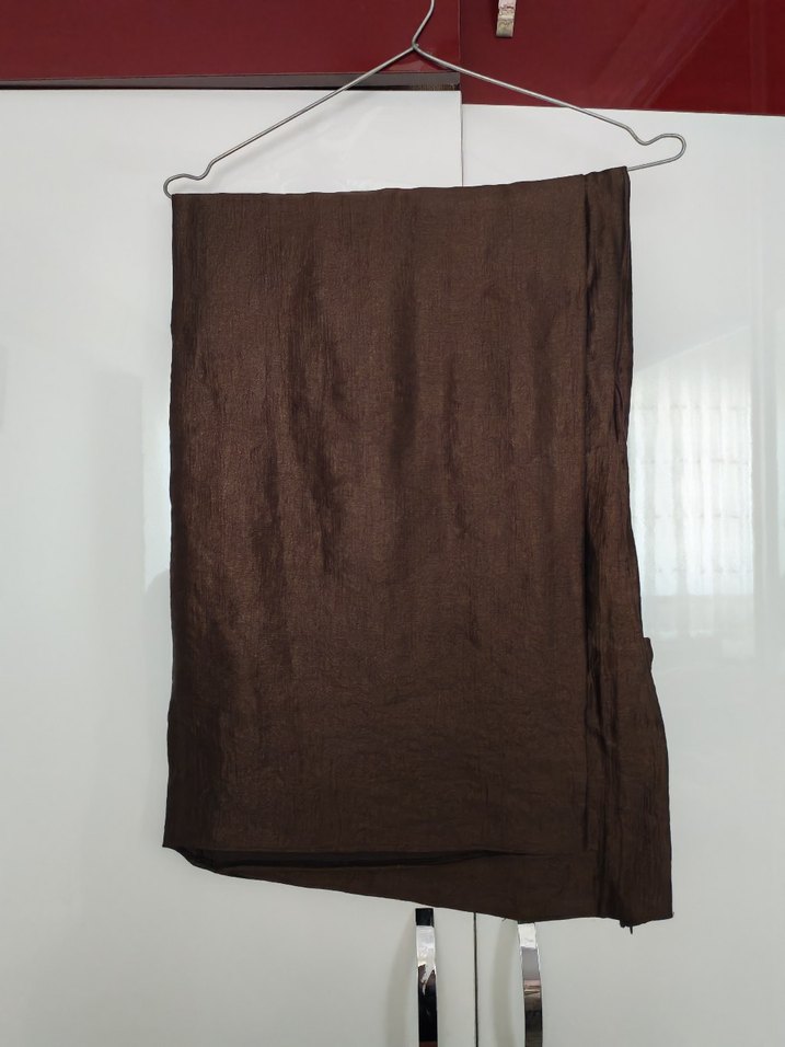 Kahverengi Uzun Kollu Yelekli Etekli Kadın Takım Elbise - Görsel 3