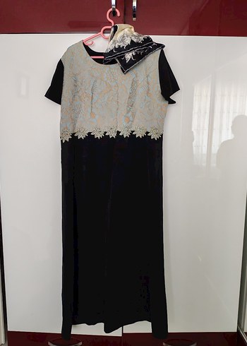 Ceketli Elbiseli Uzun Kadın Takım Elbise - Görsel 2