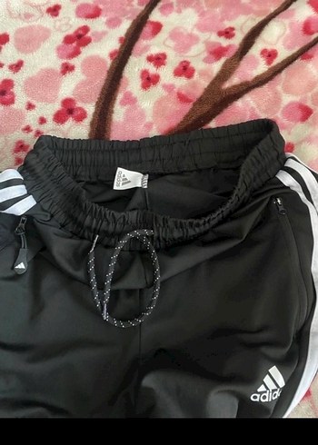 adidas Siyah Zebra Desenli Rahat Kesim Eşofman - Görsel 3