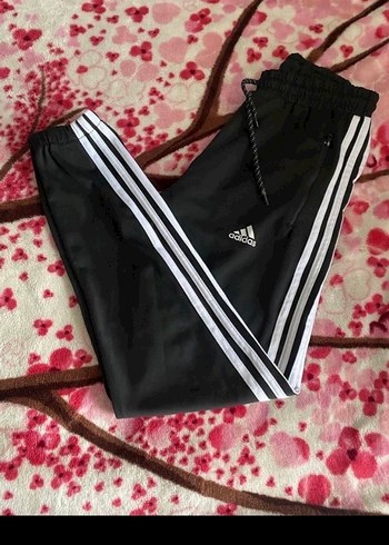 adidas Siyah Zebra Desenli Rahat Kesim Eşofman - Görsel 2