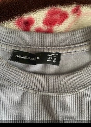 Kız Çocuk Gri Kısa Kollu Tişört M beden - Görsel 2