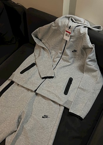 Nike Tech Fleece Gri Ceket