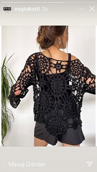 Motif detaylı bluz