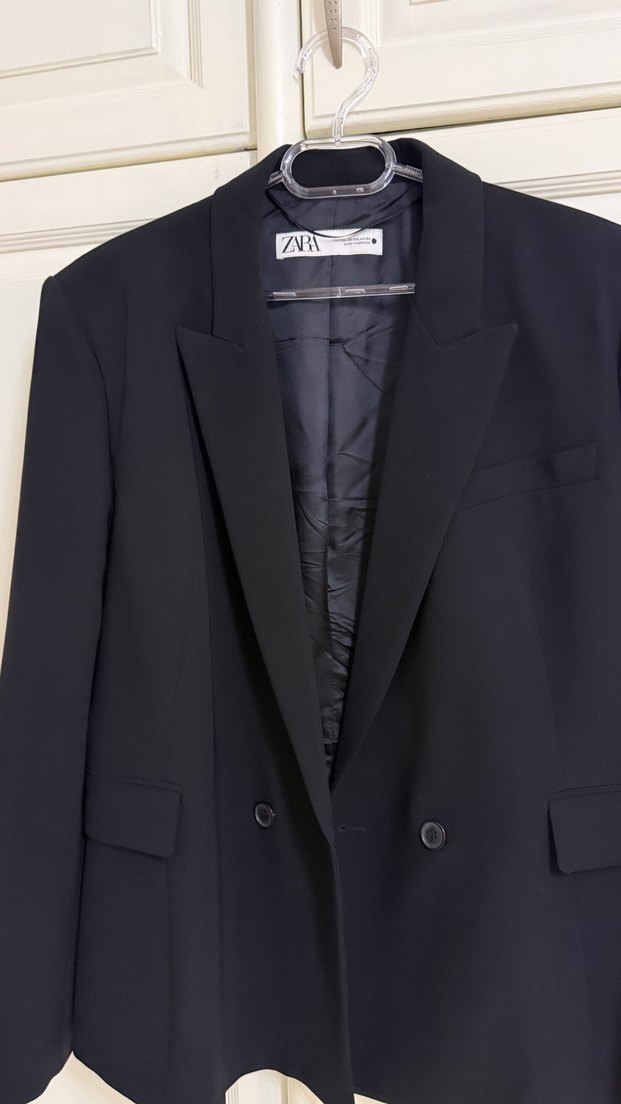 Zara siyah blazer ceket - Görsel 3