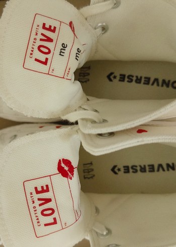 Beyaz Platform Topuklu Kadın Spor Ayakkabı - Görsel 4