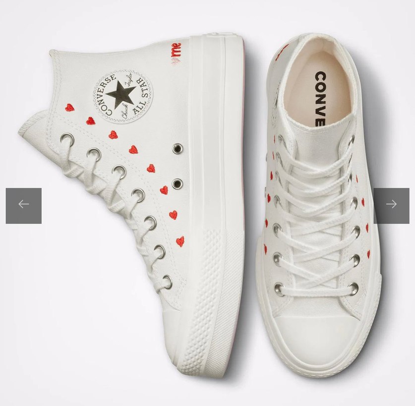 Beyaz Platform Topuklu Kadın Spor Ayakkabı - Görsel 5