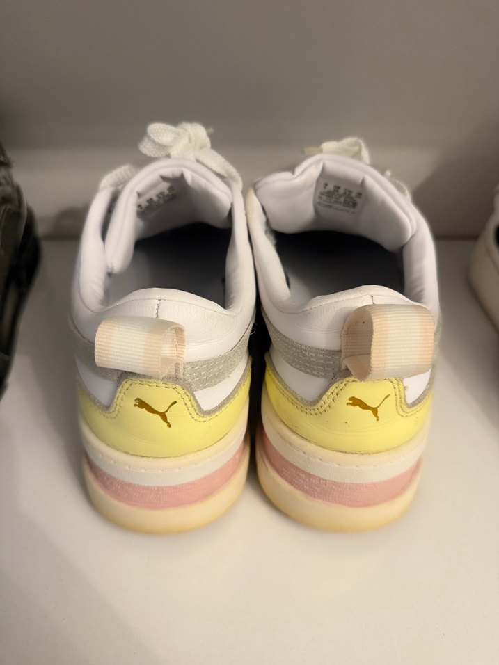 Puma Kadın Beyaz Platform Spor Ayakkabı - Görsel 4