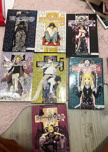 Death Note Manga Serisi 1-8 Ciltler