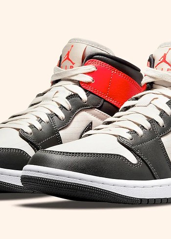 Nike Air Jordan 1 Mid Light Orewood Brown - Görsel 3