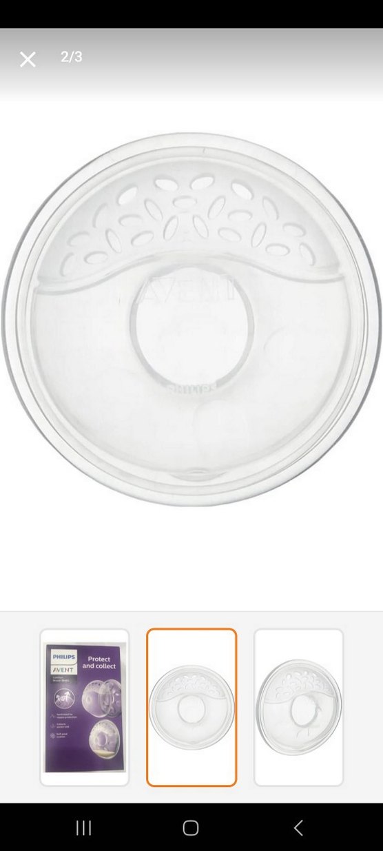 Philips Avent Göğüs Kalkanı Mor - Görsel 2