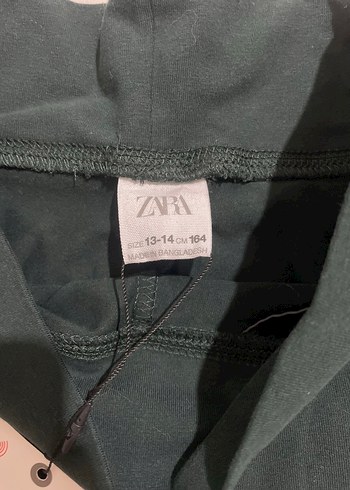 Zara Koyu Yeşil İspanyol Paça Zara Tayt!