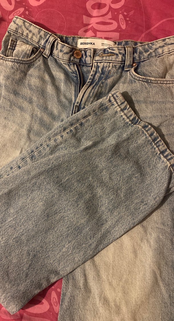 Bershka Açık Mavi Denim Jean — görsel 4/8
