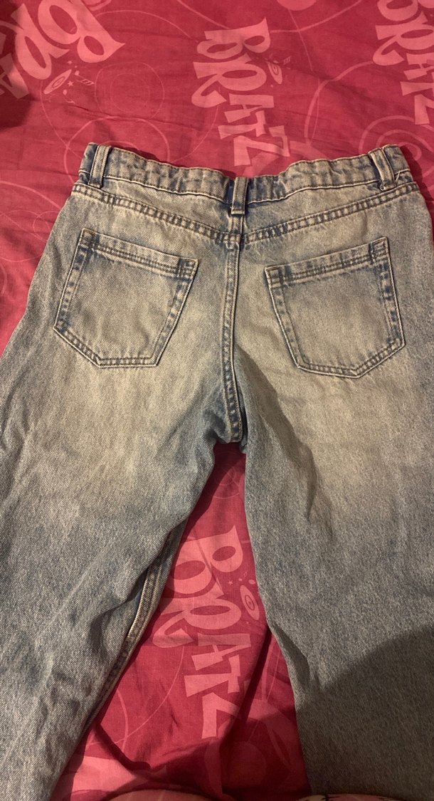 Bershka Açık Mavi Denim Jean — görsel 5/8