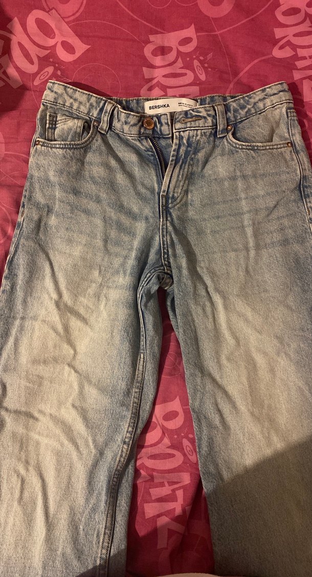 Bershka Açık Mavi Denim Jean — görsel 3/8