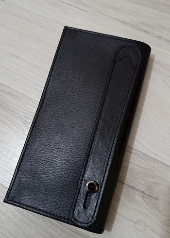 Siyah Deri Fermuarlı Kadın Cüzdanı - Görsel 3