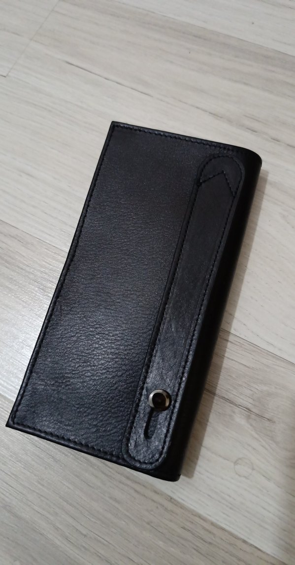Siyah Deri Fermuarlı Kadın Cüzdanı - Görsel 3