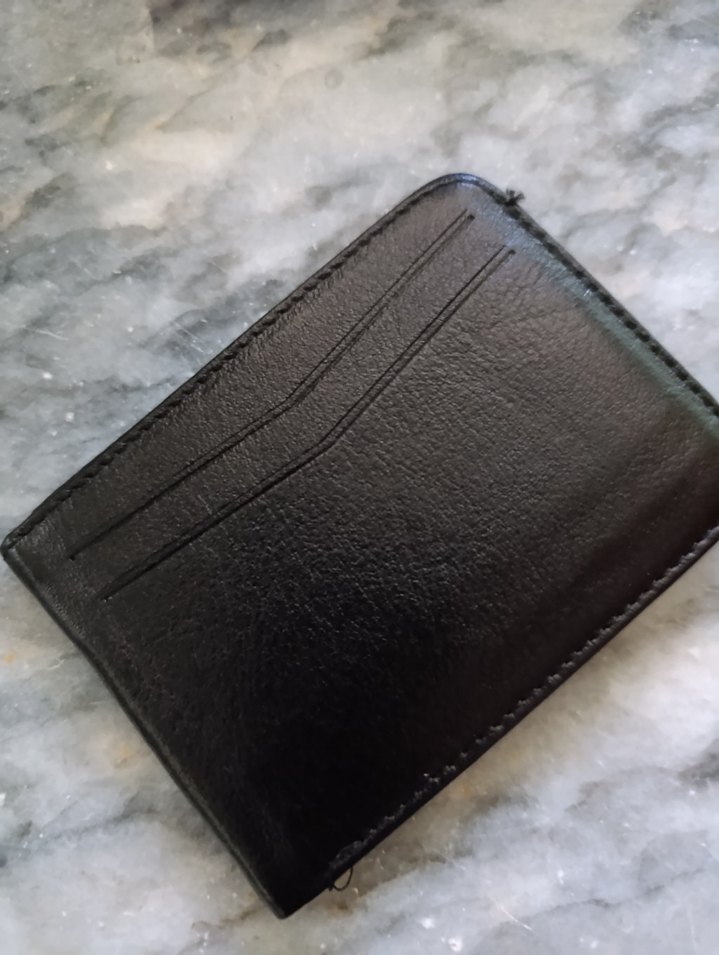 Siyah Minimalist Erkek Cüzdanı kartlik - Görsel 3