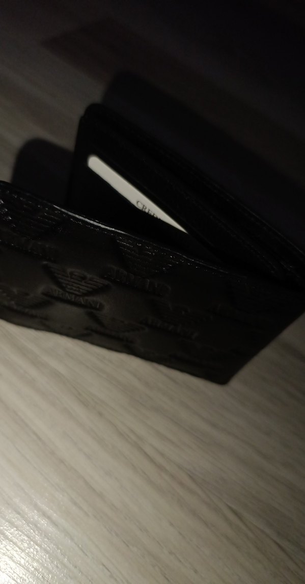 Armani Siyah Baskılı Erkek Cüzdan - Görsel 3