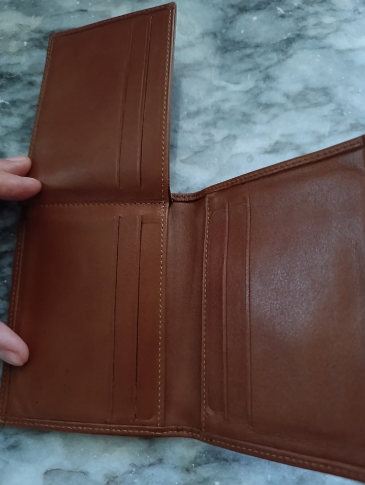kahverengi deri Erkek Cüzdanı - Görsel 2