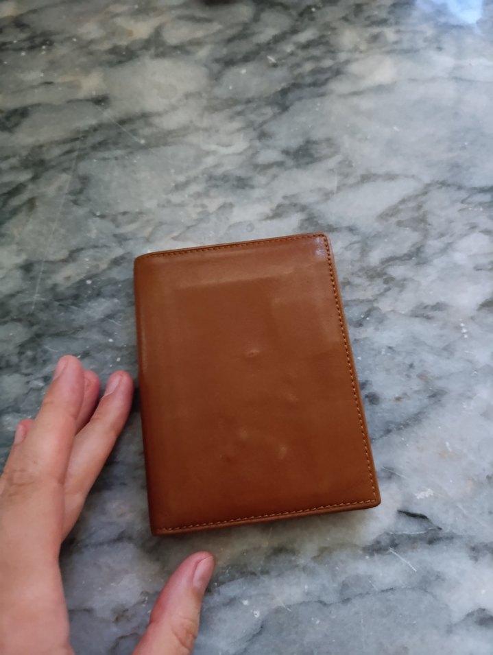 kahverengi deri Erkek Cüzdanı - Görsel 4