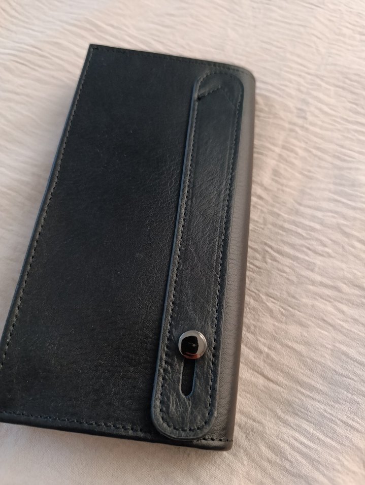 siyah deri kadın cüzdanı - Görsel 2