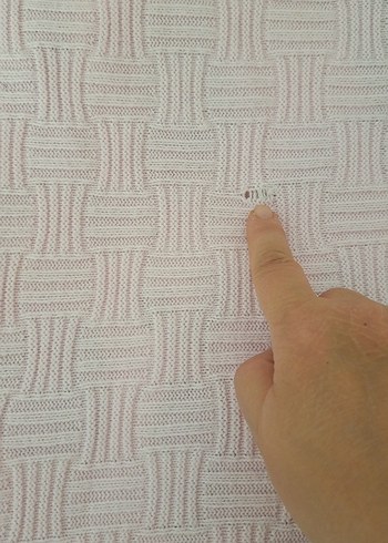 pembe örme bebek örtüsü - Görsel 2