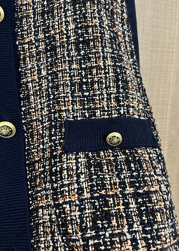 Düğmeli Midi Kadın Hırka - Görsel 2