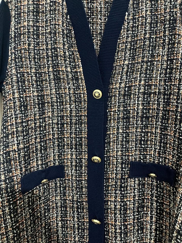 Düğmeli Midi Kadın Hırka - Görsel 4