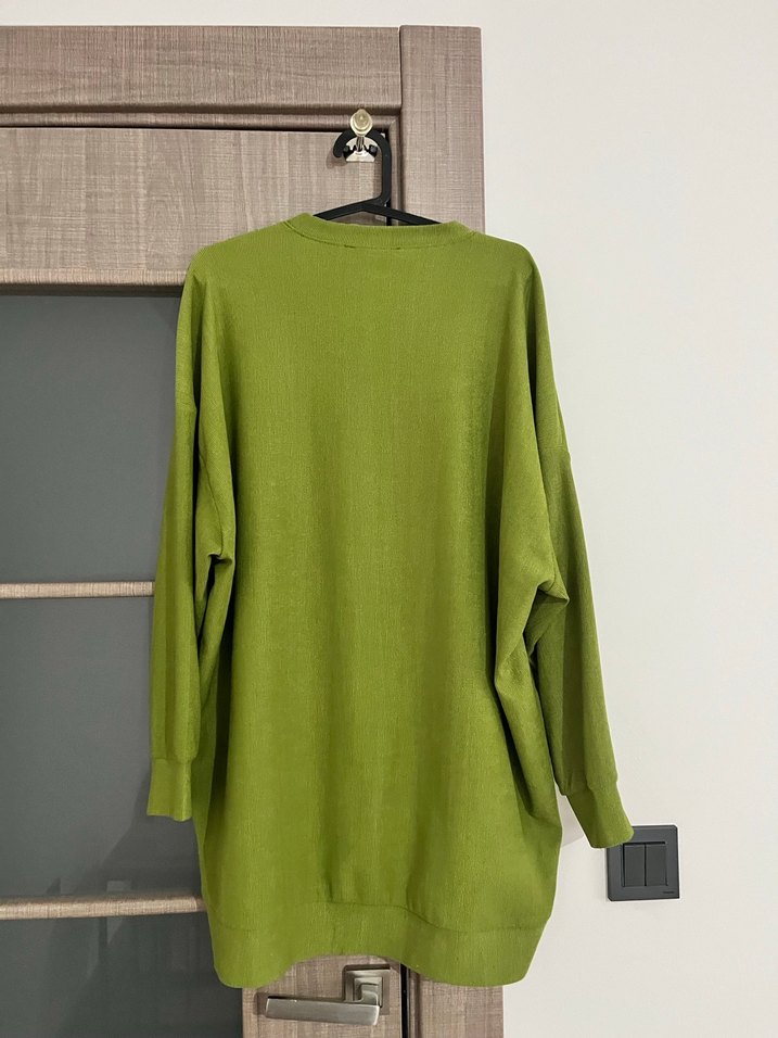 Yeşil Salaş Kadın Triko - Görsel 2