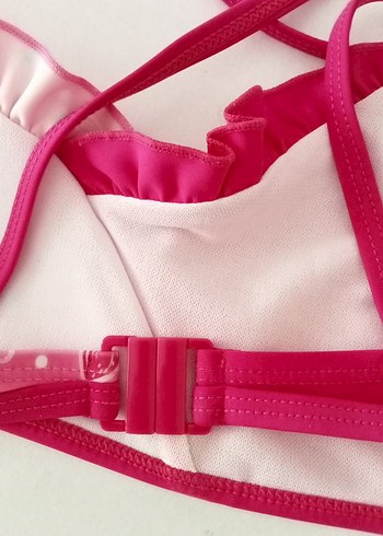 Diğer Pembe Baskılı Kız Çocuk bikini
