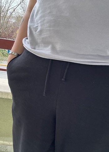 BERSHKA KADIN SİYAH EŞOFMAN - Görsel 3