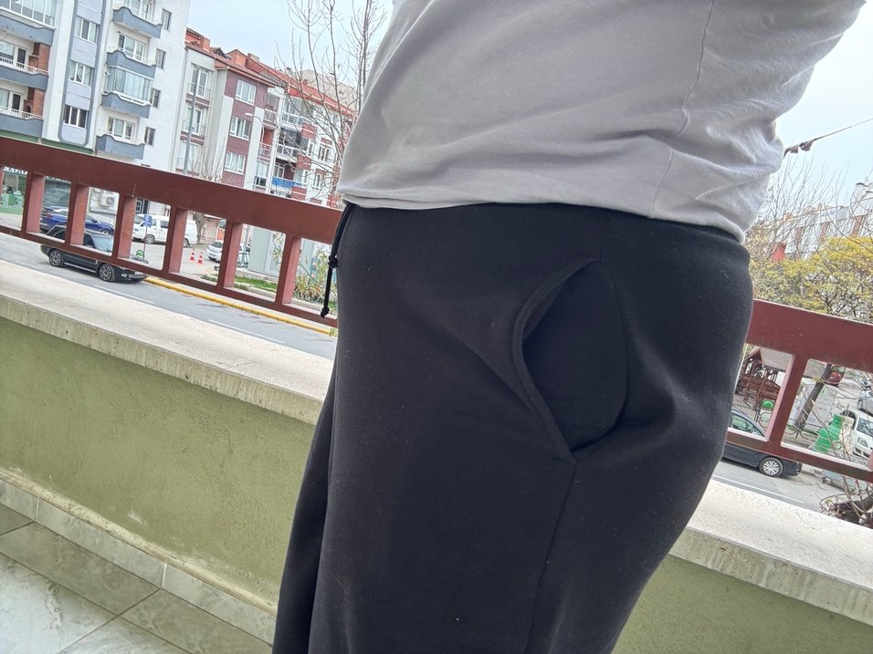 BERSHKA KADIN SİYAH EŞOFMAN - Görsel 2