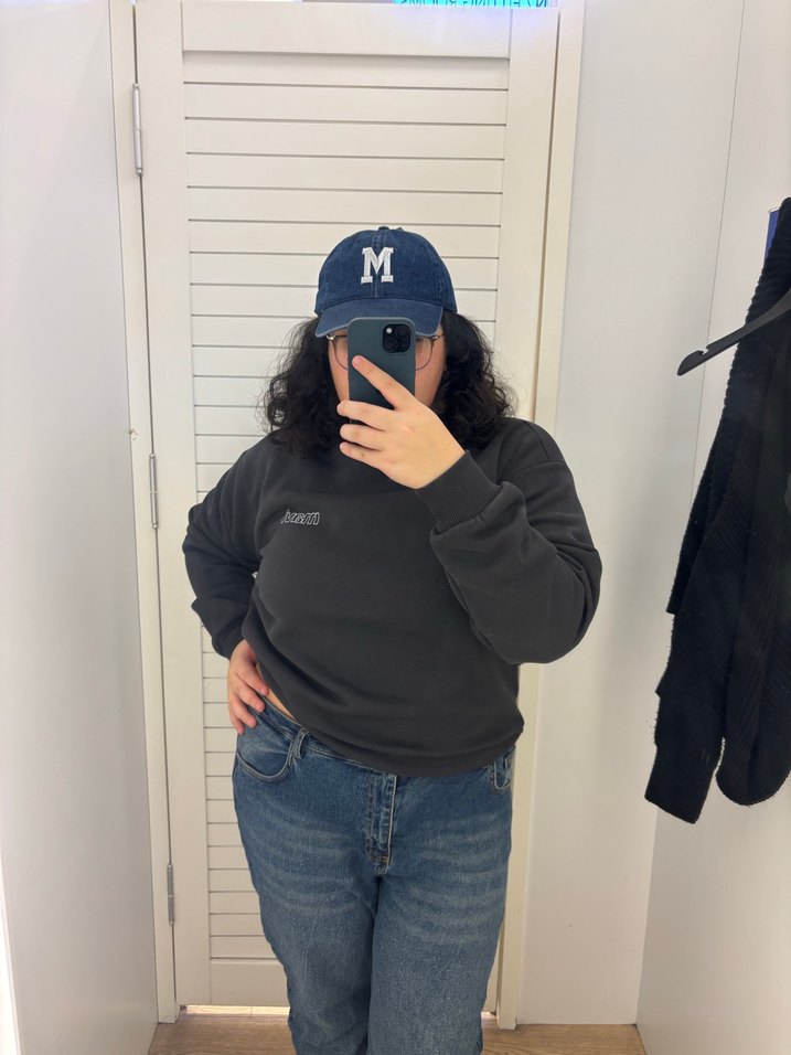 Trendyol Curve Mavi Yüksek Bel Straight Fit Büyük Beden - Görsel 5