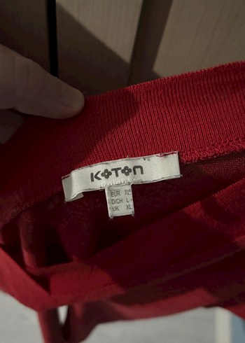 Kırmızı V Yakalı Kadın Bluz - Görsel 4