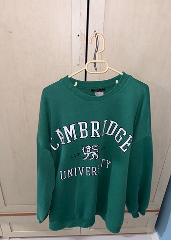 Defacto Yeşil Baskılı Kadın Sweatshirt - Görsel 4