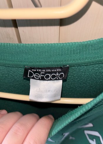 Defacto Yeşil Baskılı Kadın Sweatshirt - Görsel 6
