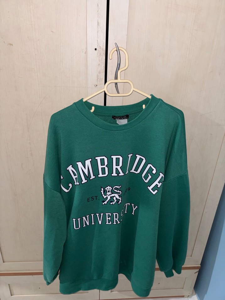 Defacto Yeşil Baskılı Kadın Sweatshirt - Görsel 5