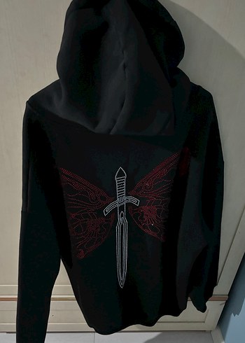 Hoodfame Taşlı Sweatshirt - Görsel 11