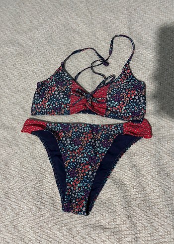 Boncuk Detaylı Çok Renkli Bohem Bikini - Görsel 5