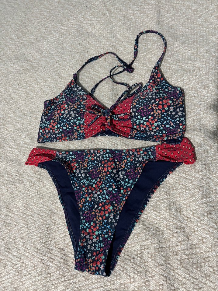 Boncuk Detaylı Çok Renkli Bohem Bikini - Görsel 2