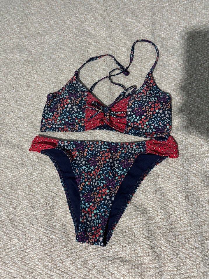 Boncuk Detaylı Çok Renkli Bohem Bikini - Görsel 5