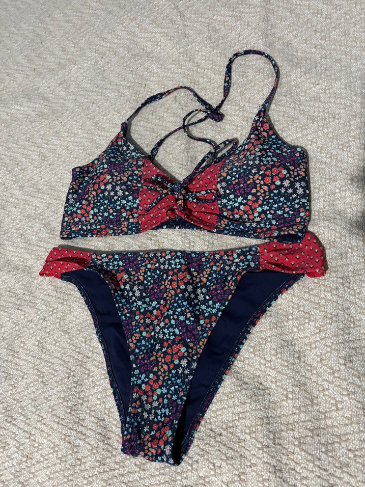 Boncuk Detaylı Çok Renkli Bohem Bikini - Görsel 3