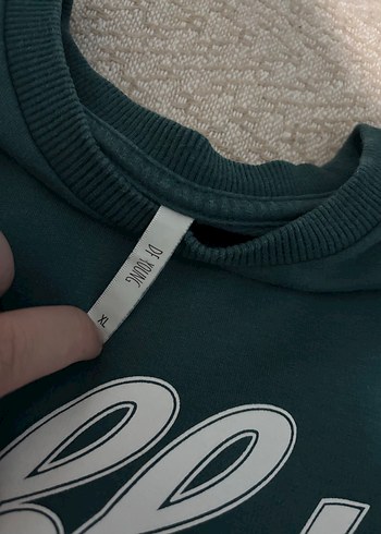 Yeşil Baskılı Uzun Kollu Spor Sweatshirt - Görsel 4