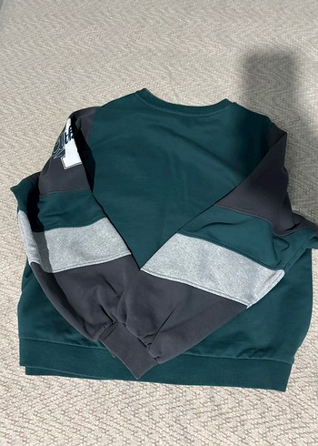 Yeşil Baskılı Uzun Kollu Spor Sweatshirt - Görsel 5