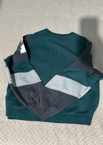 Yeşil Baskılı Uzun Kollu Spor Sweatshirt - Görsel 6