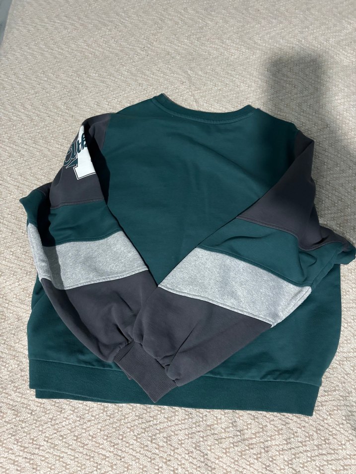 Yeşil Baskılı Uzun Kollu Spor Sweatshirt - Görsel 5