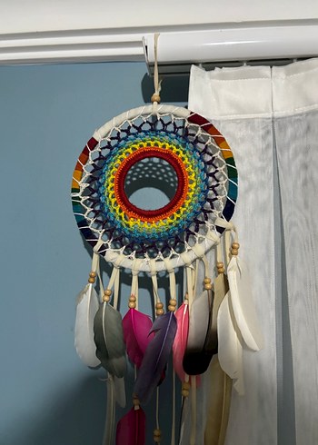 Renkli Tüy Detaylı Rüya Kapanı - Görsel 4